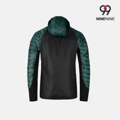 High Performance Men`s Hybrid Insulated Hooded Jacket