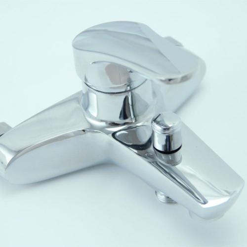 Polished Stainless Steel Single Handle Bath Shower Faucet