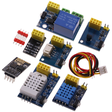 Smart Home WiFi Contrôle: module de relais ESP8266 avec capteurs et LED RVB