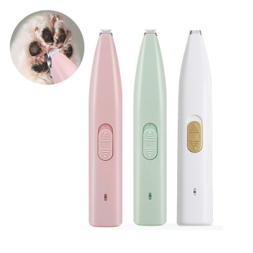 Electric Pet Grooming Kit: Hair and Nail Trimmers with Light