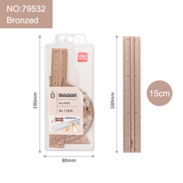 Υψηλής ποιότητας Deli Metal Set Set for School Kids - 4pcs/Set Office Supplies