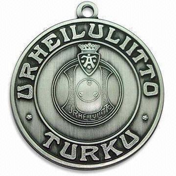 Medal metal z 3mm grubości, dostosowane specyfikacje są akceptowane