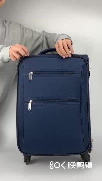 360-degree wheel luggage unique fabric travel luggage set