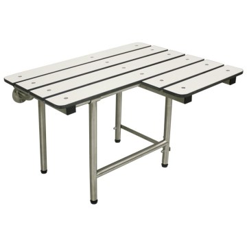 stainless steel fold-away bath chair for the elders