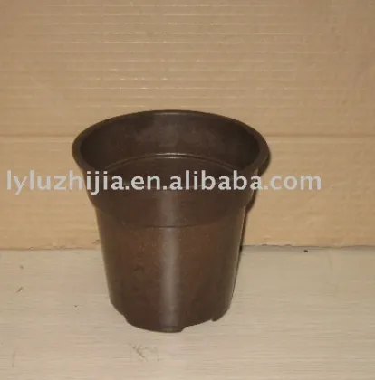colorful Biodegradable flower bamboo pot