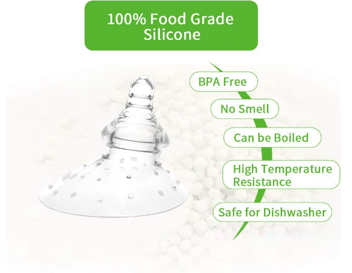 سيليكون الحلمة درع الرضاعة الطبيعية التهاب متصدع حلمات
