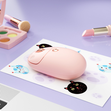 New Arrival BOW Dual Mode Optical USB & BT Rechargeable Wireless Ergonomic Silent Mouse