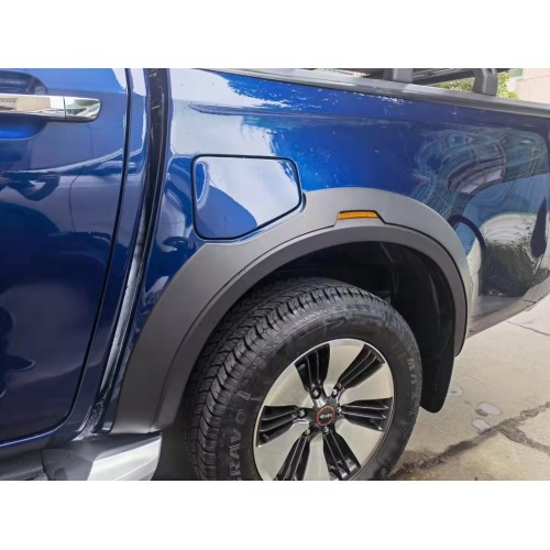 Bollares de guardabarros de plástico de ABS negro para DMAX 2020+ Pickup