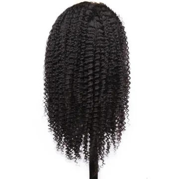 Brazilian Kinky Curl Ponytail 6x13 Lace Front wig in Brazil
