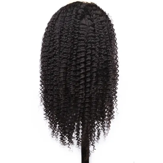 Brazilian Kinky Curl Ponytail 6x13 Lace Front wig in Brazil