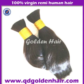 Golden Hair 2014 New Arrival Pure Color Hair Bulk
