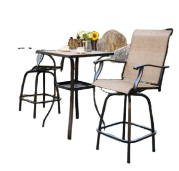 Popular Textilene 3-Pc Set for Outdoor Patio Furniture