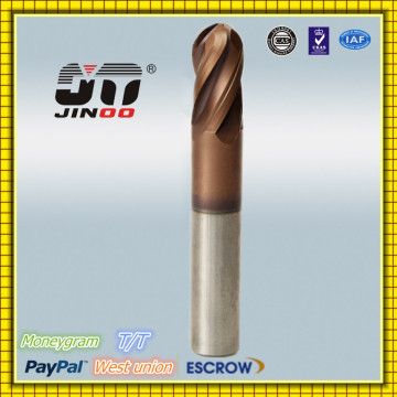 CNC High Precision Super Hardened Spherical End Mill Cutters