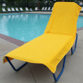 cotton terry cloth beach towel chair cover