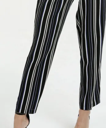 Elastic On the Waist Casual Pants Trouser