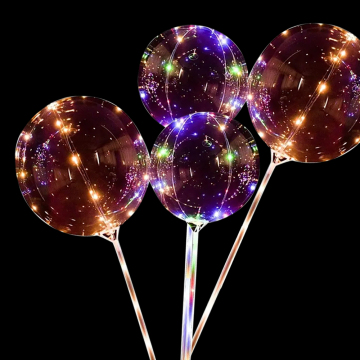 Wholesale Transparent LED Balloon Inflatable Party Decoration with String Lights