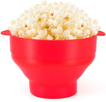 Factory New Silicone Foldable Air Popcorn Popper: Microwave-Safe, Collapsible & Traditional Extension Design - Hot New Bowls