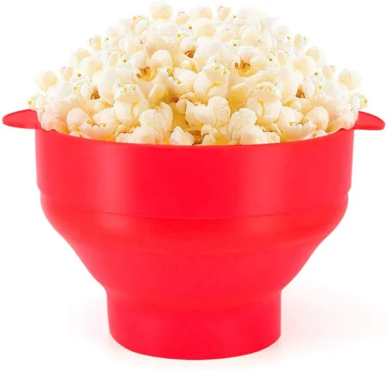 Factory New Silicone Foldable Air Popcorn Popper: Microwave-Safe, Collapsible & Traditional Extension Design - Hot New Bowls