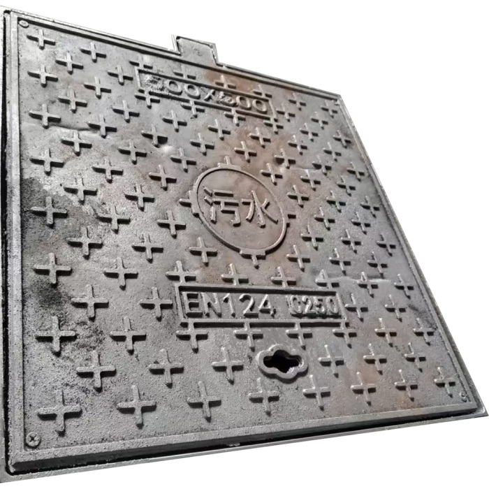 EN124 C250 500x500mm Square manhole cover
