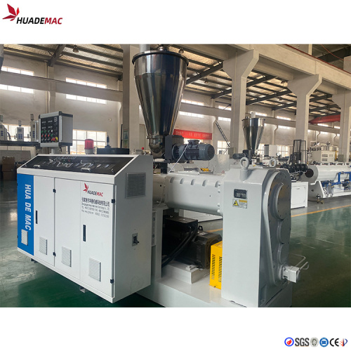 Hign capacity UPVC dual screw extruder