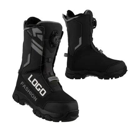 Customizable TX02 Winter Outdoor Warm Cowhide Snow Boots - BOA Snow Boots for Men