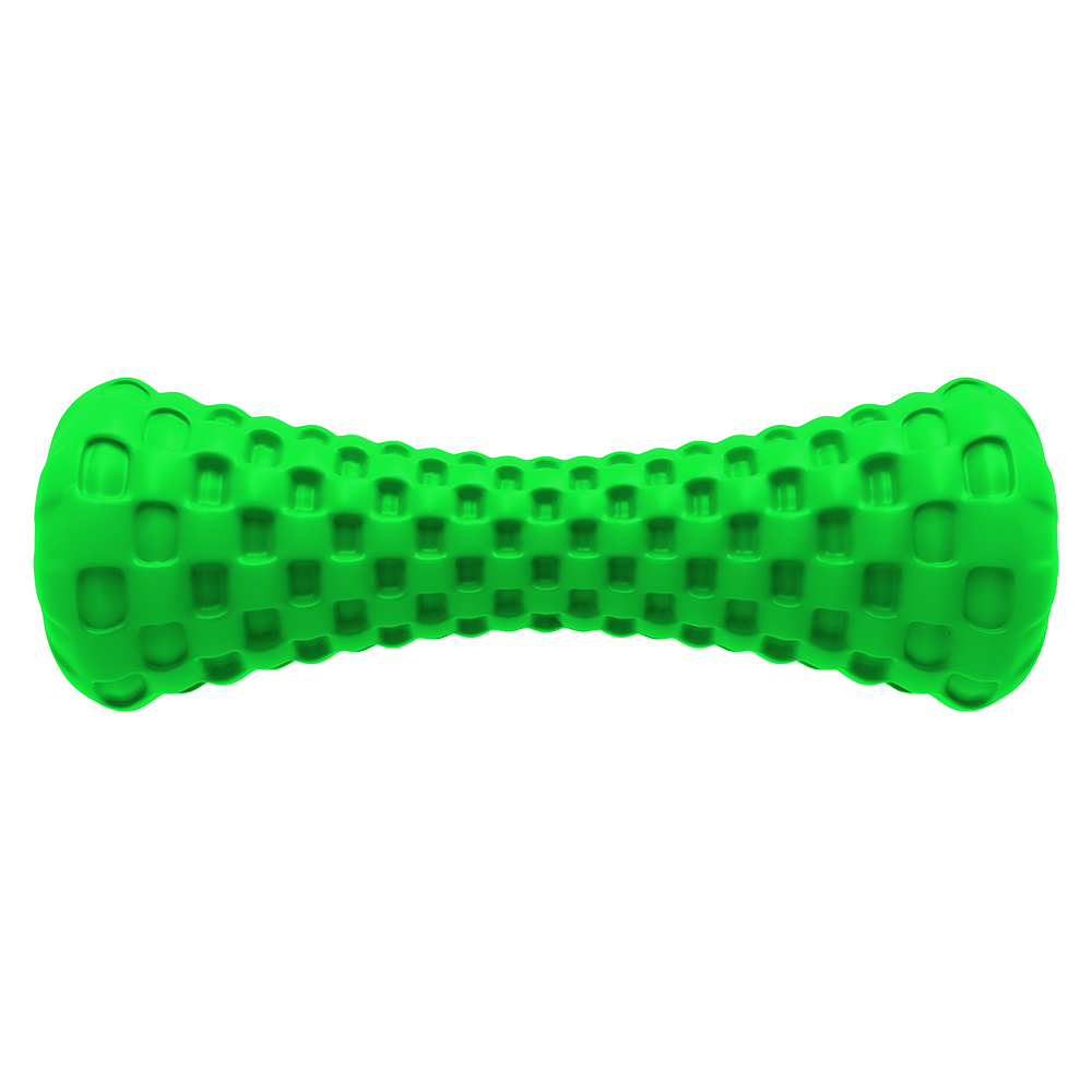 Rubber Shape Cylinder Pet Interactive Dog Chew Toy