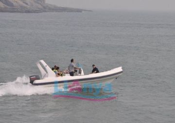 Rib boat, rigid inflatable boat ,inflatable boat, semi-rigid boat  Lian Ya boat HYP620