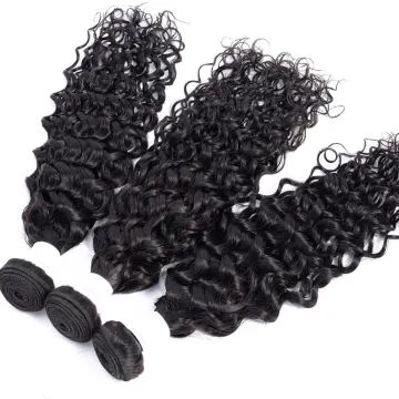 Tuneful 3 Bundle Brazilian Virgin Hair 100% Human Hair Water Wave Hair Natural Black Extension Fashionable Style for Women