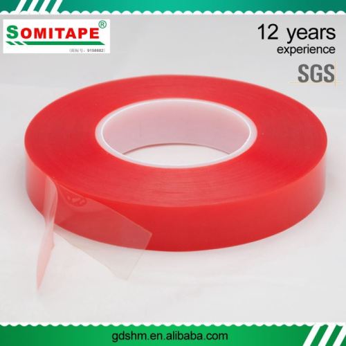 Somitape Sh338 Strong Acrylic Adhesive Pet Clear Double Sided Tape - China  Pet Double Sided Tape, Strong Red Tape