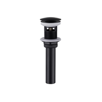 Pop Up Basin Drain Push Down Sink Waste Overflow Drain Click Clack Drainer
