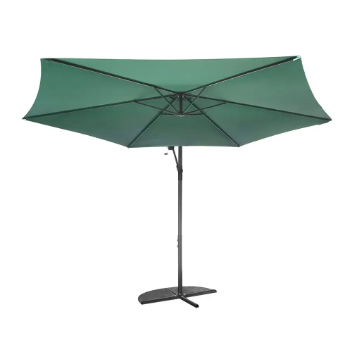 Paraguas voladizo de poste de aluminio grande