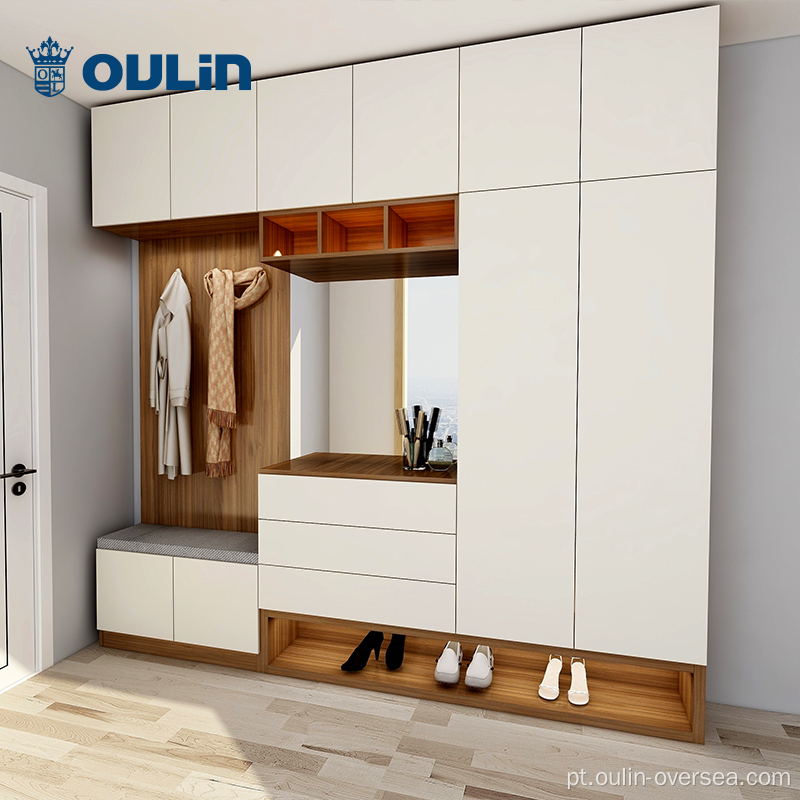 Quarto de crianças modernas e quarto de crianças com guarda -roupas