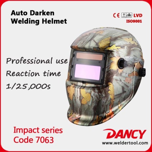 Custom variable light welding helmet code.7063