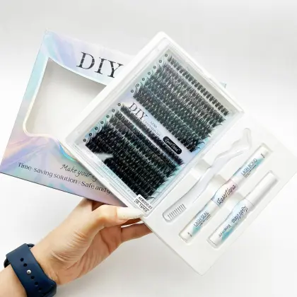 Individual Eyelash Extensions: Cluster Lashes, Mink Fan Eyelashes & DIY Lash Cluster Kits