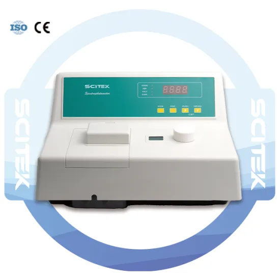 SCITEK Visible Spectrophotometer: Analyzing Samples in the Wavelength Range of 340-950nm