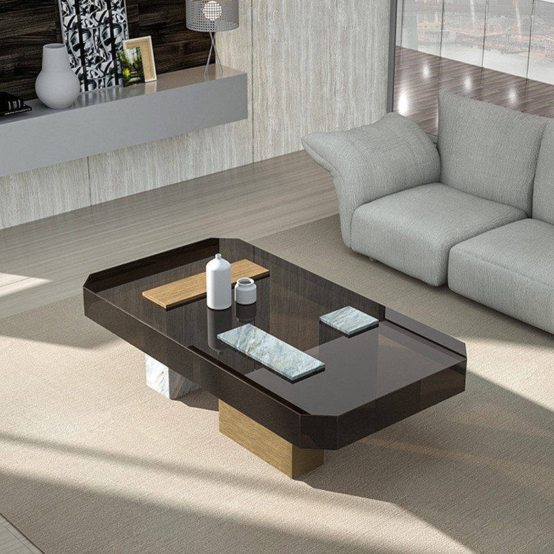 Furniture Toughened Glass End Table