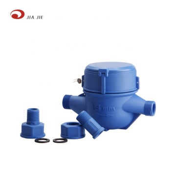 15mm Blue PVC Nylon Multi-Jet Water Meter