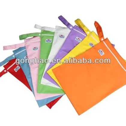 Waterproof Baby Wet Bag With Handle Style Baby Stuff Bag