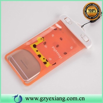 cartoon design sea waterproof case for samsung galaxy grand prime pvc waterproof bag
