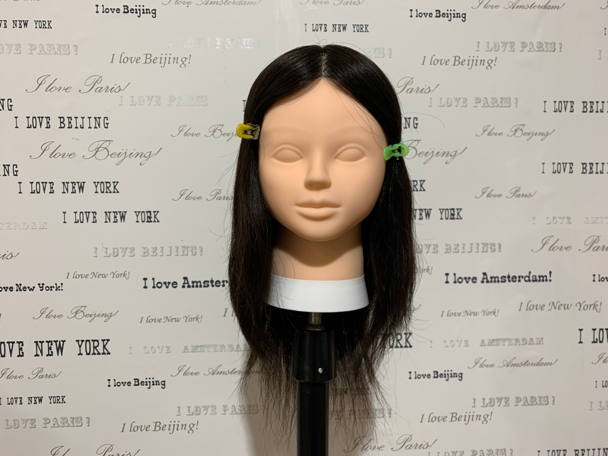 hair mannequin real hair