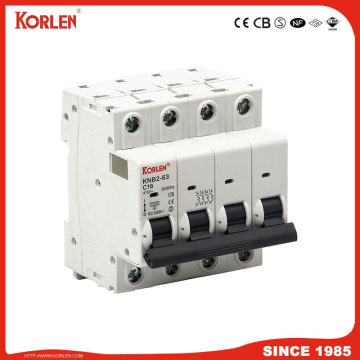 new type mini circuit breaker 4P 10KA capacity