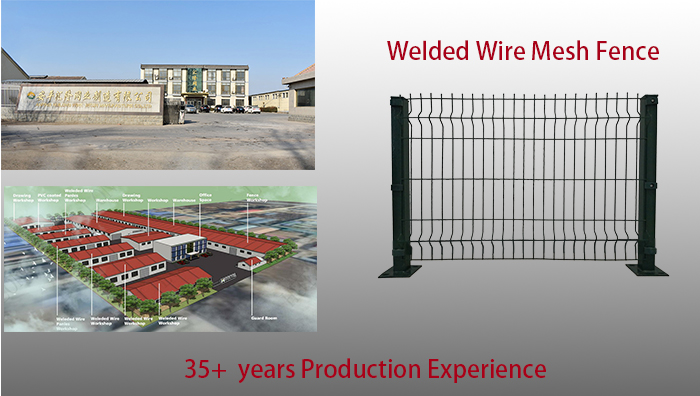 welded wire mesh fence