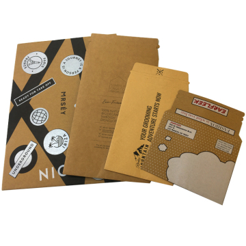 Custom Recycled Kraft Paper Rigid Photo Mini Do Not Bend Envelopes