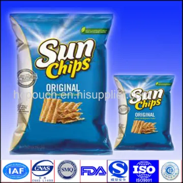 Foil Potato Chips Packaging Bag 