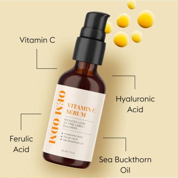 OEM Tinh chất dùng một lần Vitamin C Serum dưỡng ẩm với collagen để làm sáng và làm săn chắc da