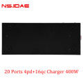 4pd+16qc 20 портов USB Charger 400W