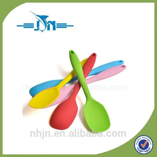 FDA LFGB top quality 100% personalized silicon spatula