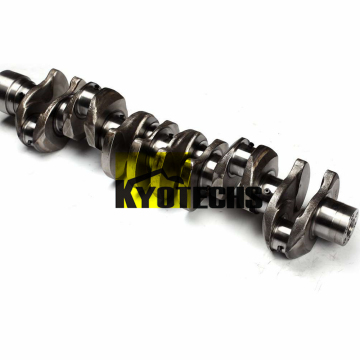 Diesel Engine Parts: 4d33 & 6d14 Crankshaft with Pulley for Excavators