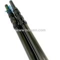 Carbon fiber adjustable telescopic poles with locking clamps