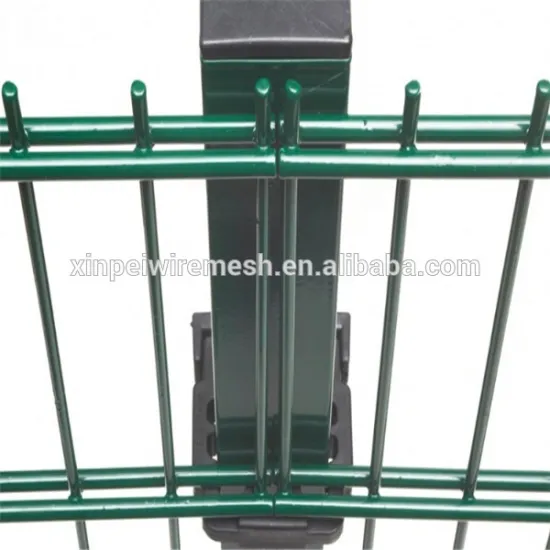 powder coated double wire fence and double wire mesh fencing design (Ten years factory with ISO9001)